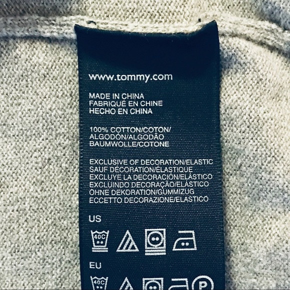 Tommy Hilfiger Mens Gray Full Zipper Sweater • XL - Picture 4 of 4